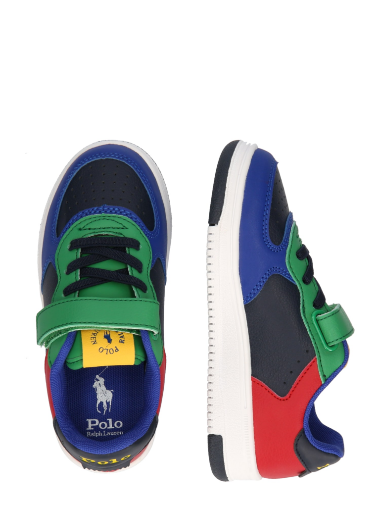 Polo Ralph Lauren Sneaker 'MASTERS COURT'  albastru / albastru marin / verde / roșu deschis