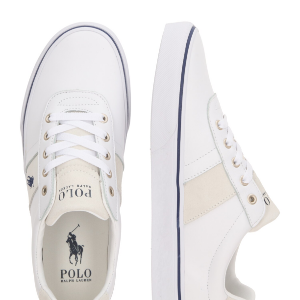 Polo Ralph Lauren Sneaker low 'HANFORD'  bleumarin / alb / alb lână