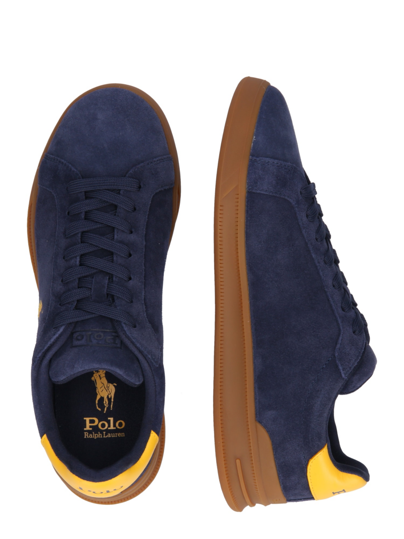 Polo Ralph Lauren Sneaker low 'HRT CRT II'  bleumarin / galben curry