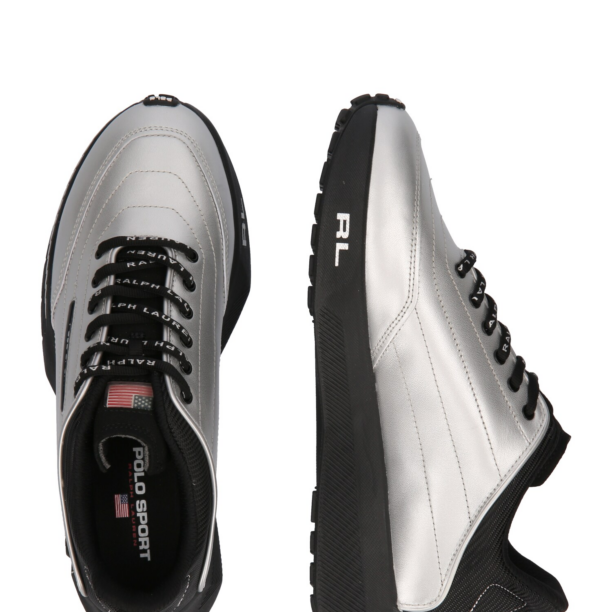 Polo Ralph Lauren Sneaker low 'PS 250'  negru / argintiu