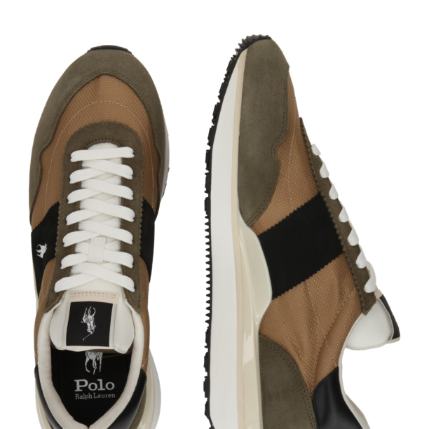 Polo Ralph Lauren Sneaker low 'TRAIN 89'  kaki / oliv / negru / alb