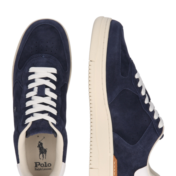 Polo Ralph Lauren Sneaker low  albastru marin / maro / alb