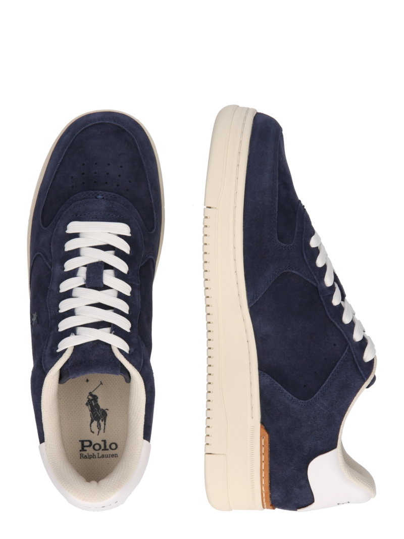 Polo Ralph Lauren Sneaker low  albastru marin / maro / alb