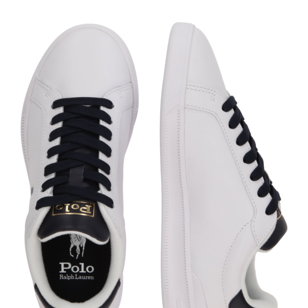 Polo Ralph Lauren Sneaker low  negru / alb