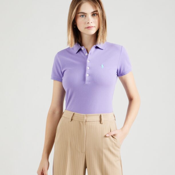 Polo Ralph Lauren Tricou 'JULIE'  turcoaz / mov lavandă