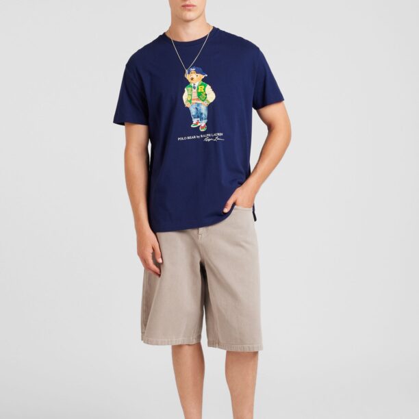 Polo Ralph Lauren Tricou  ecru / bleumarin / albastru deschis / verde preţ