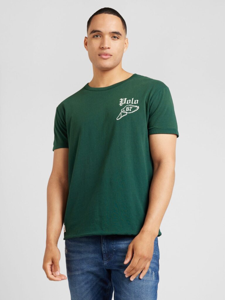 Polo Ralph Lauren Tricou  galben / verde pin / alb preţ