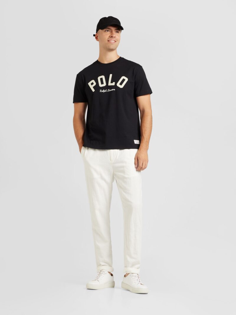 Polo Ralph Lauren Tricou  negru / alb preţ