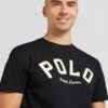 Polo Ralph Lauren Tricou  negru / alb