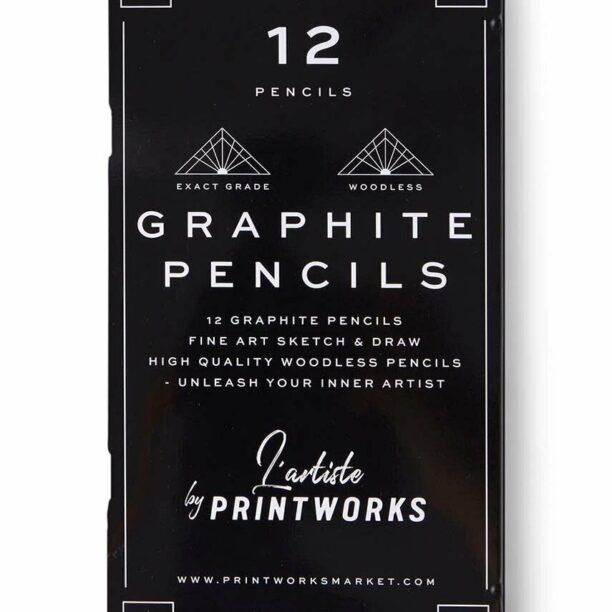 Printworks set de creioane într-o cutie Graphite 12-pack