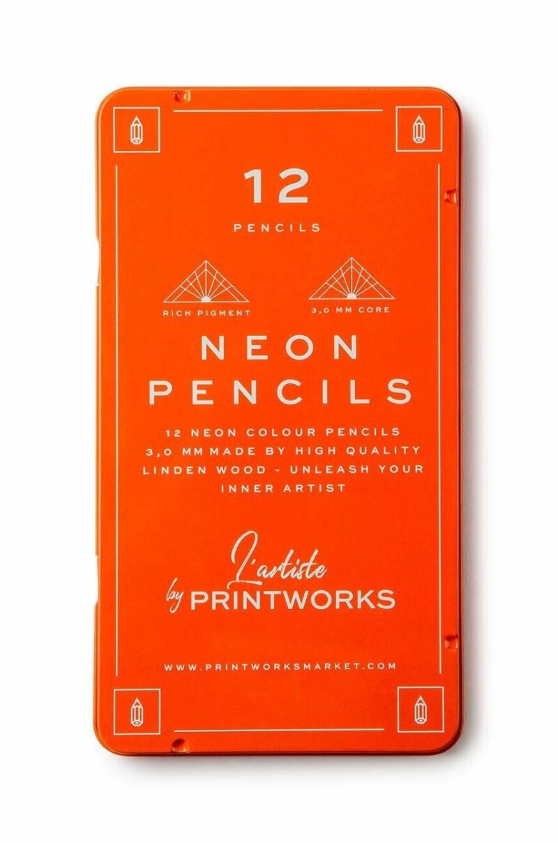 Printworks set de creioane într-o cutie Neon 12-pack