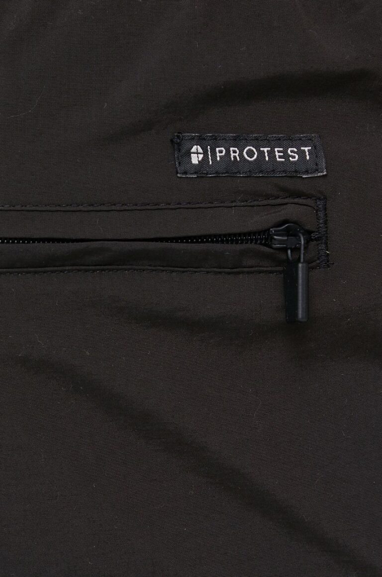 Protest Pantaloni scurți de baie culoarea negru preţ