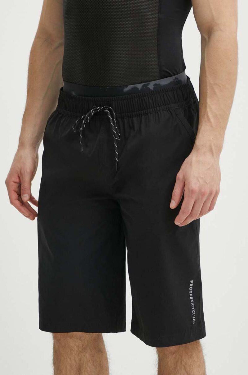 Protest pantaloni scurți de ciclism Prthayles culoarea negru