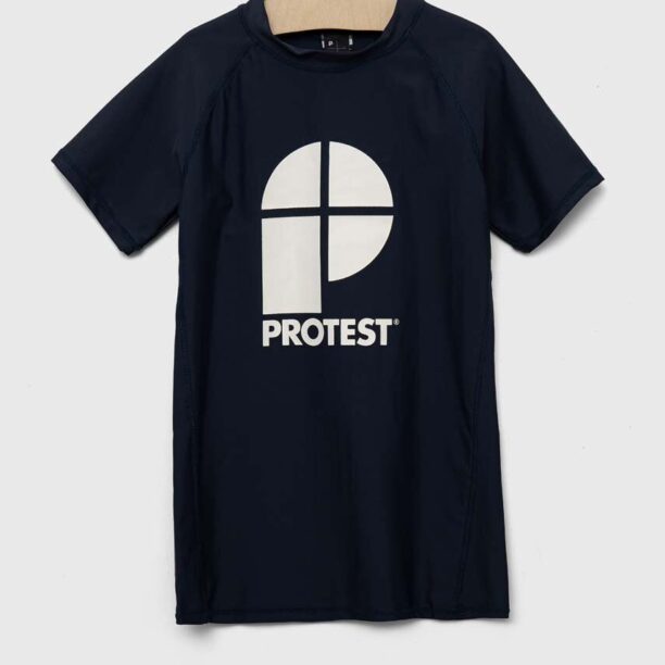 Protest tricou copii PRTBERENT JR culoarea albastru marin