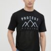 Protest tricou de ciclism Prtcornet culoarea negru