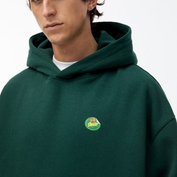 Preţ Pull&Bear Bluză de molton  auriu / verde pin / portocaliu / alb