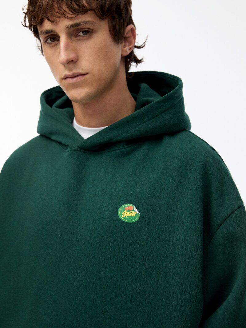 Preţ Pull&Bear Bluză de molton  auriu / verde pin / portocaliu / alb