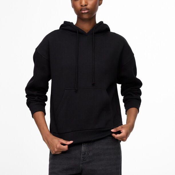 Pull&Bear Bluză de molton  negru