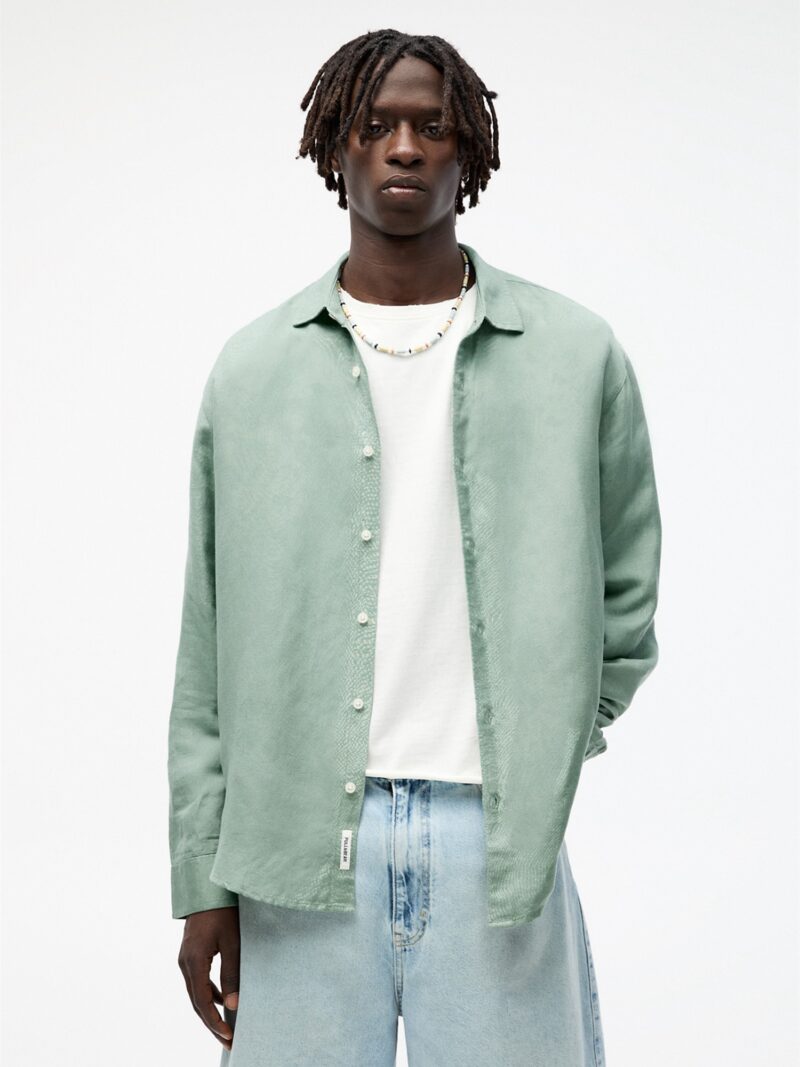 Pull&Bear Cămașă  verde mentă