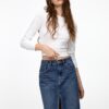 Pull&Bear Fustă  albastru denim