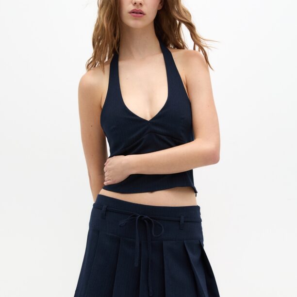 Pull&Bear Fustă  bleumarin / albastru fumuriu