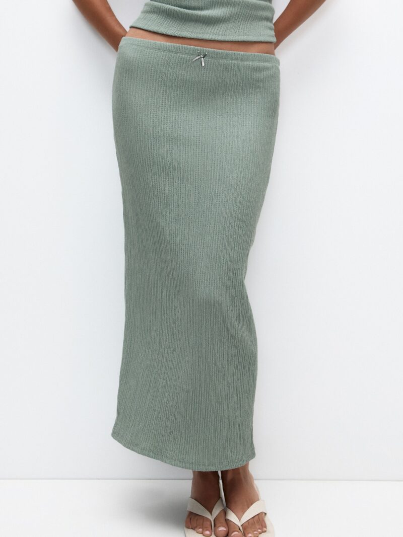 Pull&Bear Fustă  verde pastel