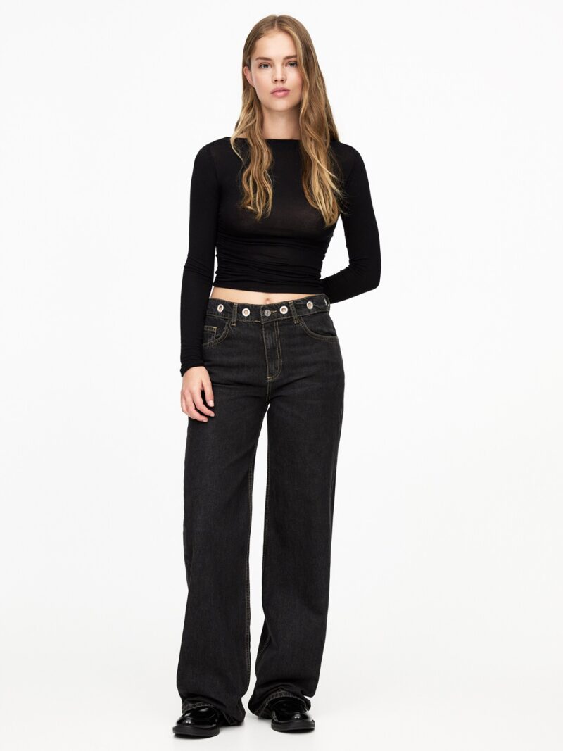 Cumpăra Pull&Bear Jeans  gri metalic