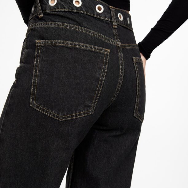 Preţ Pull&Bear Jeans  gri metalic