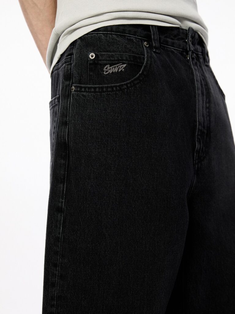 Original Pull&Bear Jeans  negru denim