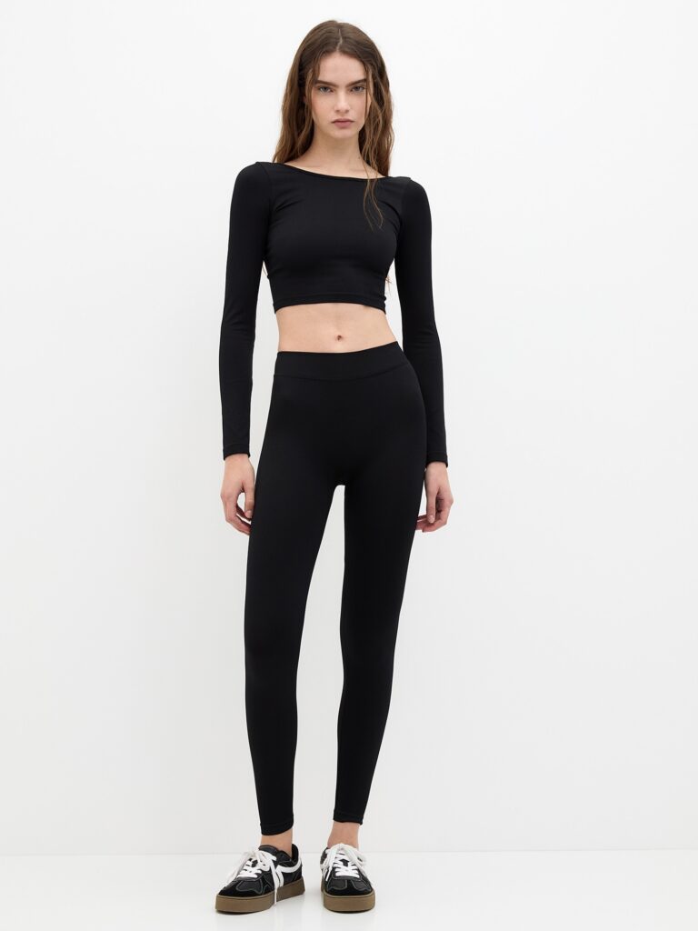 Cumpăra Pull&Bear Leggings  negru