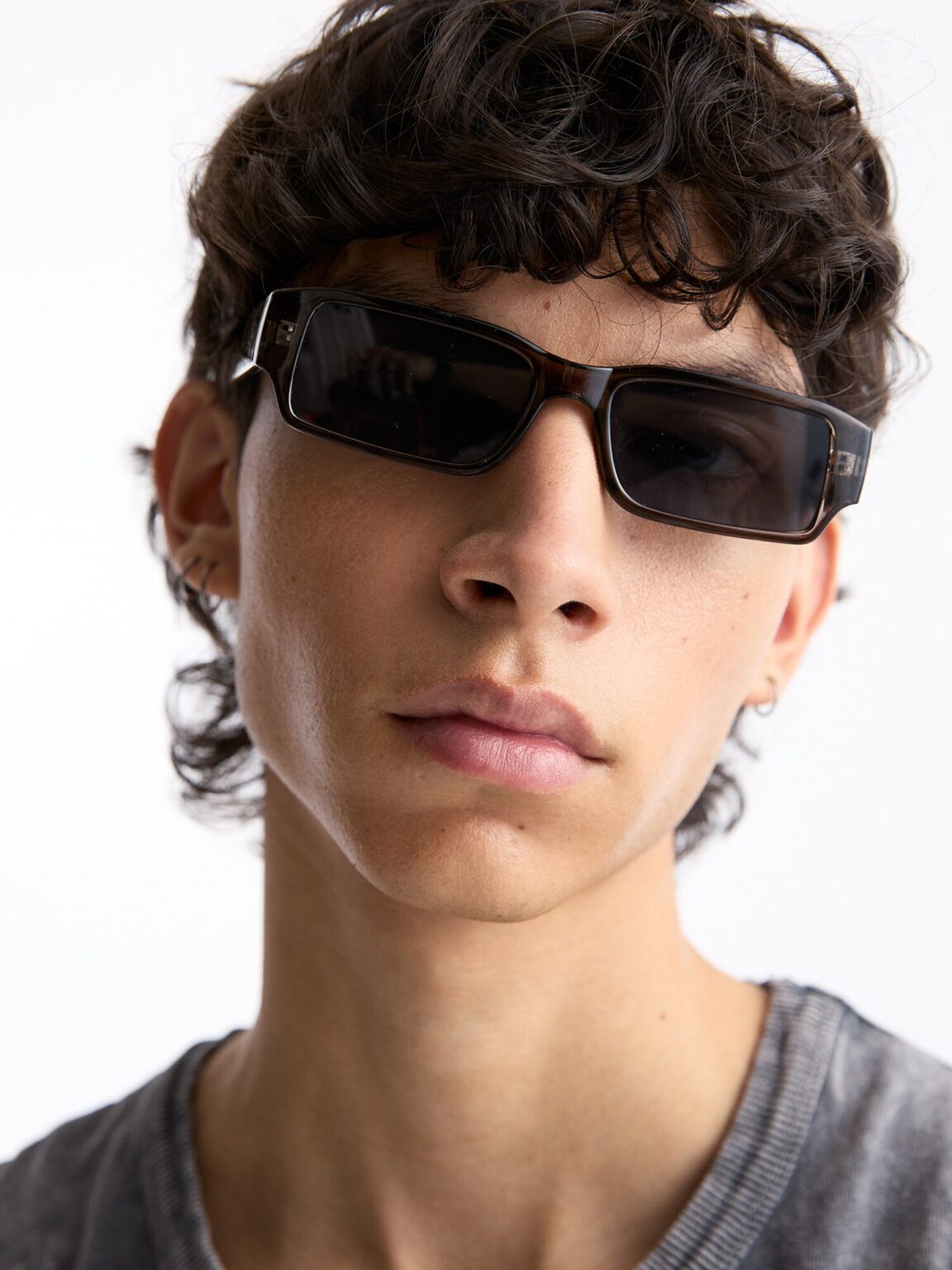 Pull&Bear Ochelari de soare  gri taupe