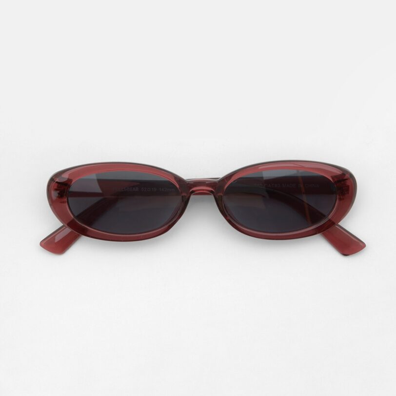 Pull&Bear Ochelari de soare  roșu burgundy