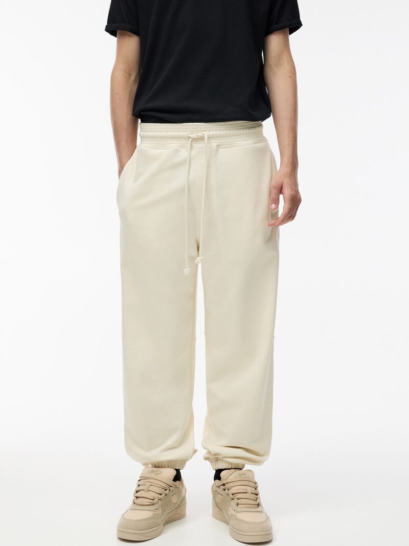 Pull&Bear Pantaloni  alb murdar