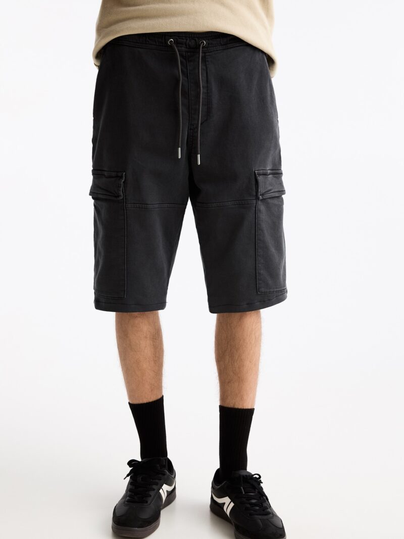 Pull&Bear Pantaloni cu buzunare  gri metalic