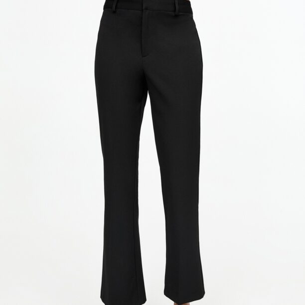 Pull&Bear Pantaloni cu dungă  negru