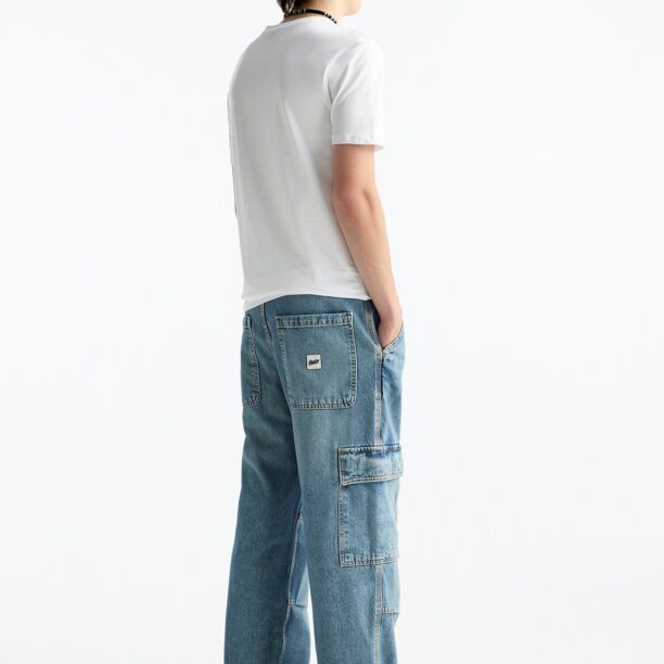 Pull&Bear Pantaloni eleganți  albastru denim preţ