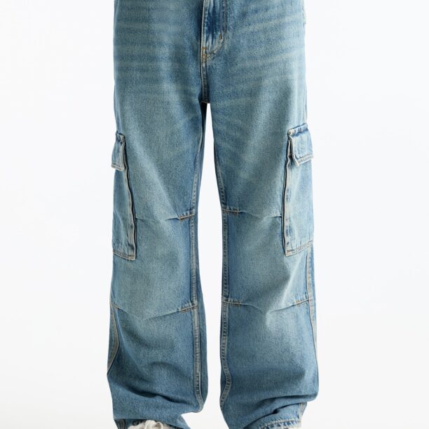 Pull&Bear Pantaloni eleganți  albastru denim