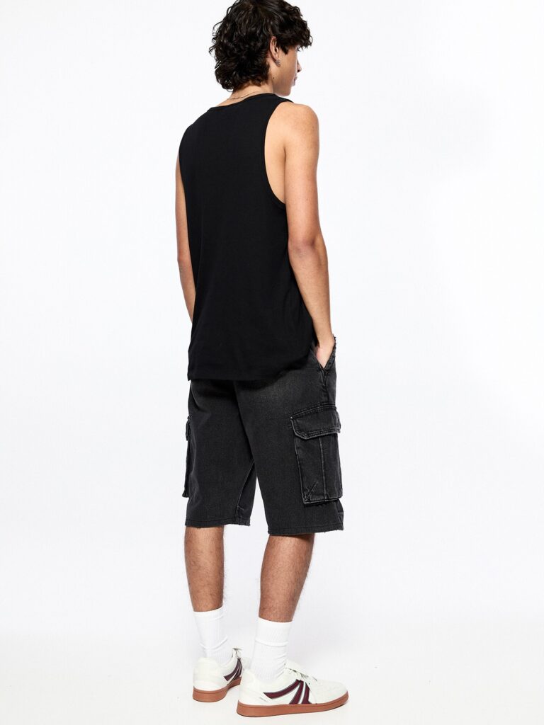 Pull&Bear Pantaloni eleganți  negru preţ