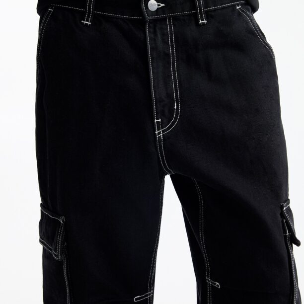 Preţ Pull&Bear Pantaloni eleganți  negru