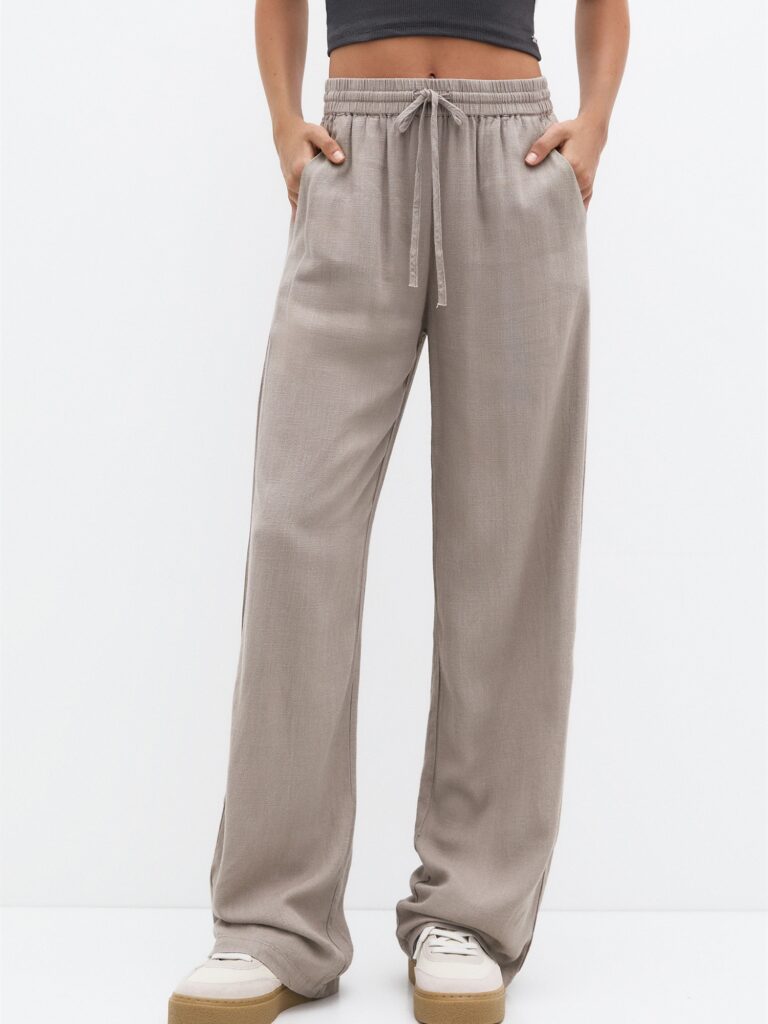 Pull&Bear Pantaloni  gri taupe