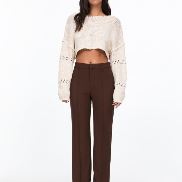 Preţ Pull&Bear Pantaloni  maro