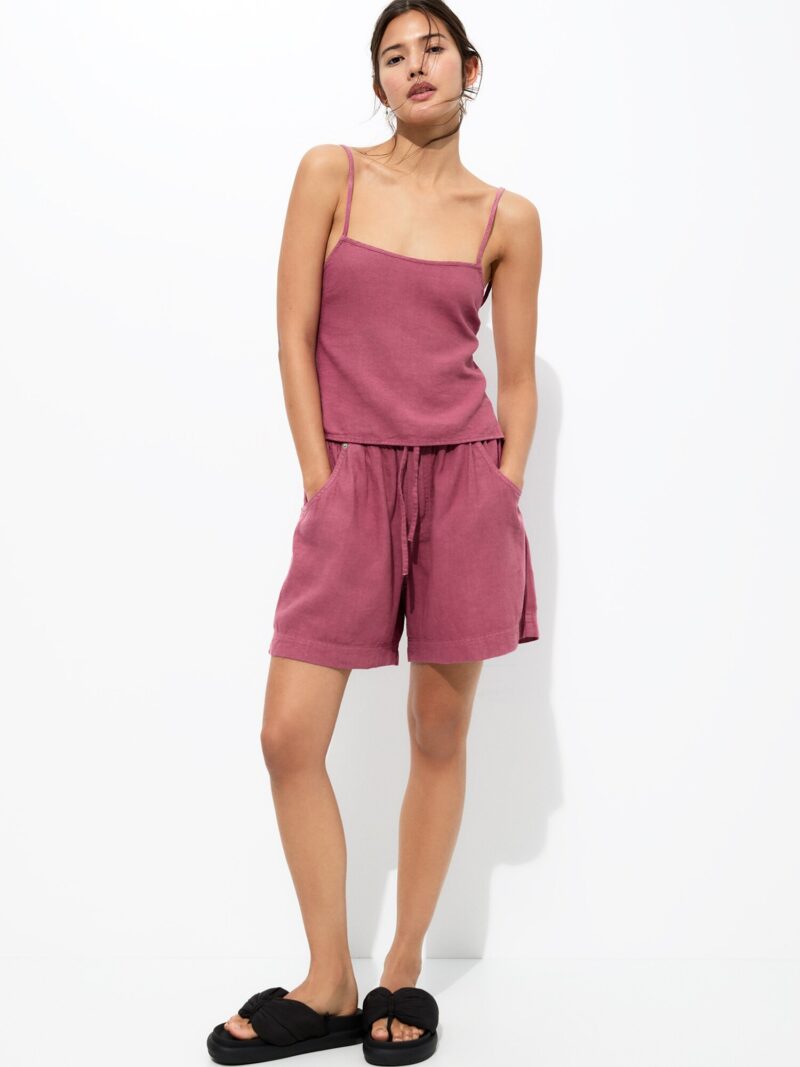 Cumpăra Pull&Bear Pantaloni  roz zmeură