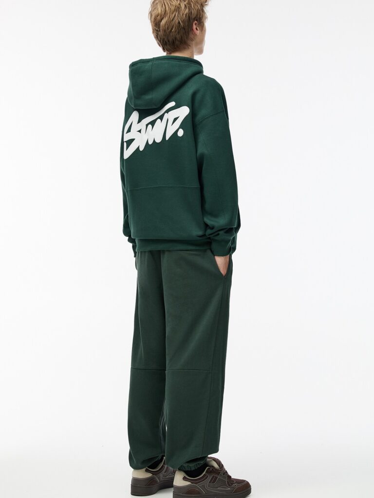 Pull&Bear Pantaloni  verde închis preţ