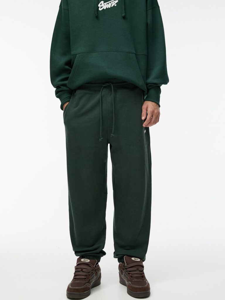 Pull&Bear Pantaloni  verde închis