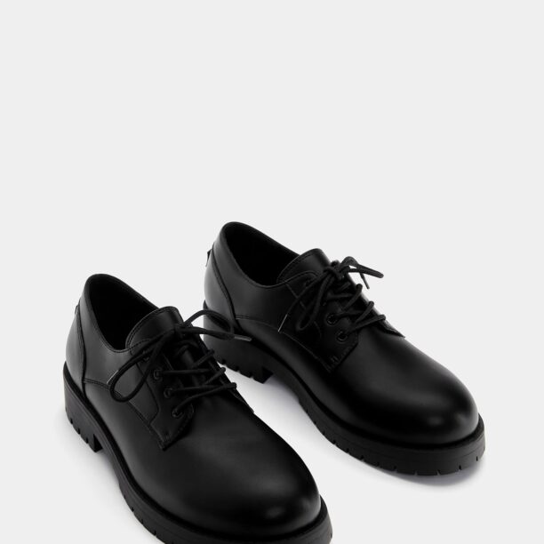 Original Pull&Bear Pantofi cu șireturi  negru