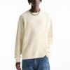 Pull&Bear Pulover  alb natural