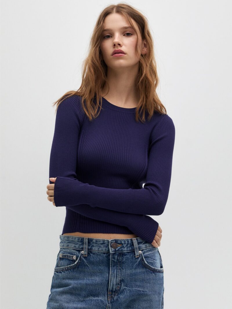 Pull&Bear Pulover  bleumarin