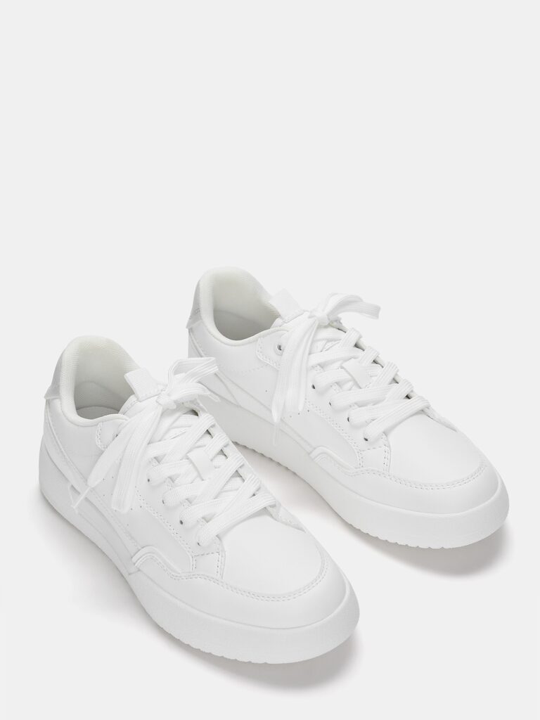 Preţ Pull&Bear Sneaker low  alb