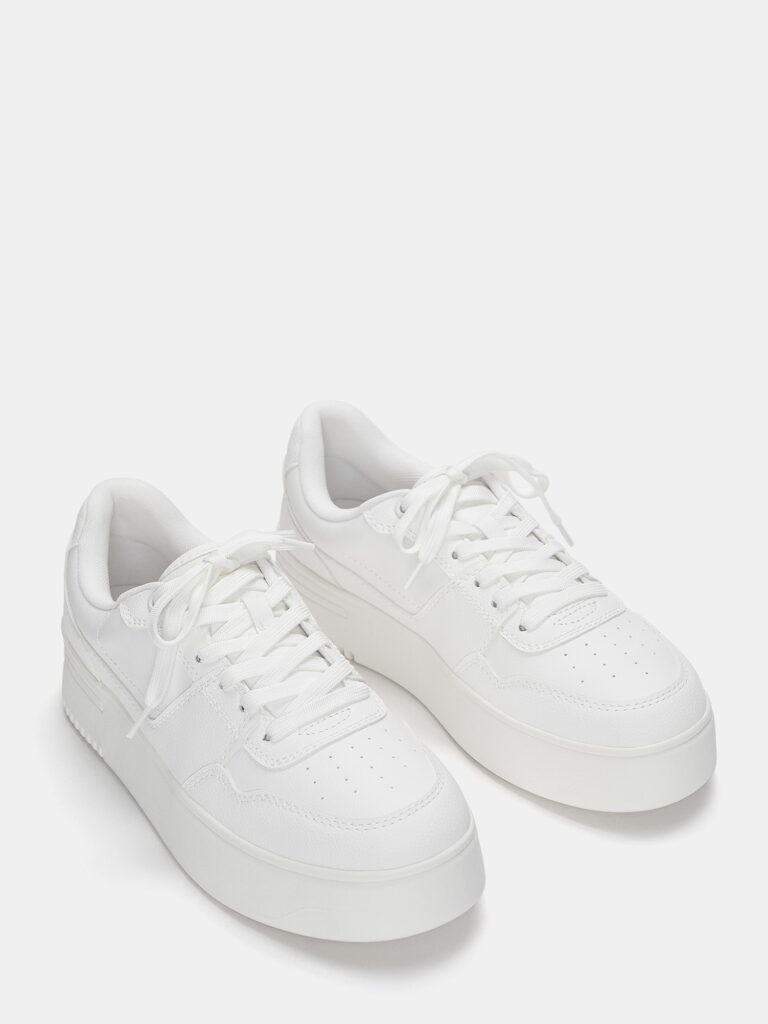 Preţ Pull&Bear Sneaker low  alb