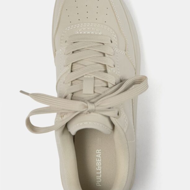 Pull&Bear Sneaker low  alb murdar preţ